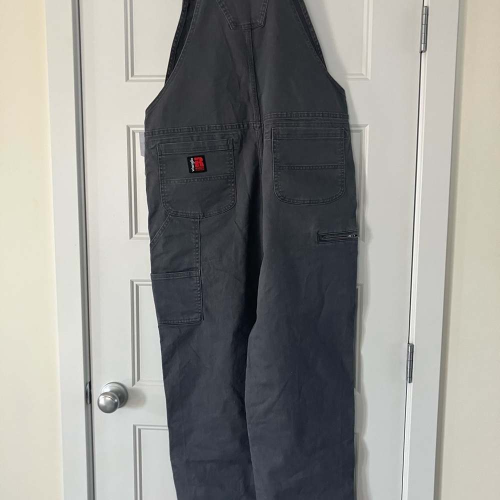 Wrangler Riggs Grey Bib Overalls - Picture 5 of 5
